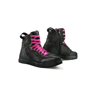 SHIMA Rebel Lady, buty motocyklowe miejskie damskie buty motocyklowe trampki Fluo czarne (36-40, czarne), rozmiar 39 - Buty motocyklowe - miniaturka - grafika 1