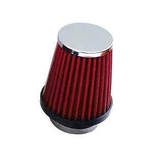 Filtr powietrza stożkowy 130x120 fi 60-77 czerwony - Filtry powietrza - miniaturka - grafika 1