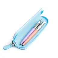 Zestawy piśmiennicze - Zestaw prezentowy długopis Parker Jotter Originals Liliowy i Pudrowy Róż z niebieskim etui - miniaturka - grafika 1