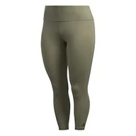 Rajstopy - adidas Damskie rajstopy Bt Solid 7/8 zielony układanie. XXL - miniaturka - grafika 1