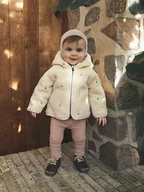 Bluzy i sweterki niemowlęce - Lil Atelier Kurtka polarowa "Nalo" w kolorze beżowym - miniaturka - grafika 1