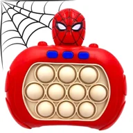 Zabawki interaktywne dla dzieci - GRA POP IT POPIT ELEKTRYCZNA GRA ANTYSTRESOWA ZRĘCZNOŚCIOWA SPIDERMAN - miniaturka - grafika 1