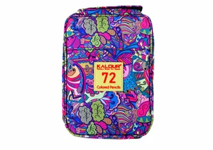 Zestaw Małego Artysty w Piórniku Kredki 72szt. Strugaczka - Piórniki - miniaturka - grafika 5