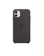 Etui i futerały do telefonów - Etui do iPhone 11 Apple Silicone Case - Czarne - miniaturka - grafika 1