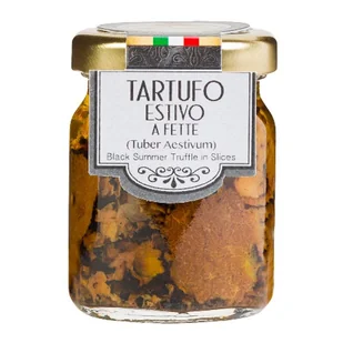 Plasterki czarnej trufli letniej, 50 g - bez aromatów / Pagnani Tartufi - Pasztet i przetwory mięsne - miniaturka - grafika 1