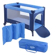 Zabezpieczenia dla dzieci - ŁÓŻECZKO TURYSTYCZNE SIMPLE NAVY BLUE HANKSKIDS - miniaturka - grafika 1