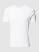Koszulki męskie - T-shirt z efektem prążkowania - miniaturka - grafika 1
