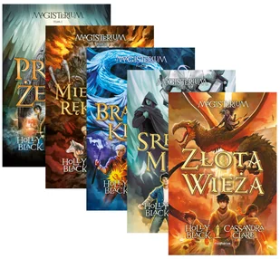 Pakiet Magisterium. Tomy 1-5 Próba żelaza, Miedziana rękawica, Brązowy klucz, Srebrna maska, Złota wieża - Holly Black, Cassandra Clare - Fantasy - miniaturka - grafika 1