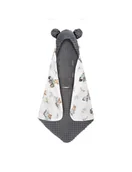 Śpiworki dla dzieci - Bonjour Cherie Kocyk do fotelika samochodowego 90/90 Traktory minky Smoked pearl - miniaturka - grafika 1