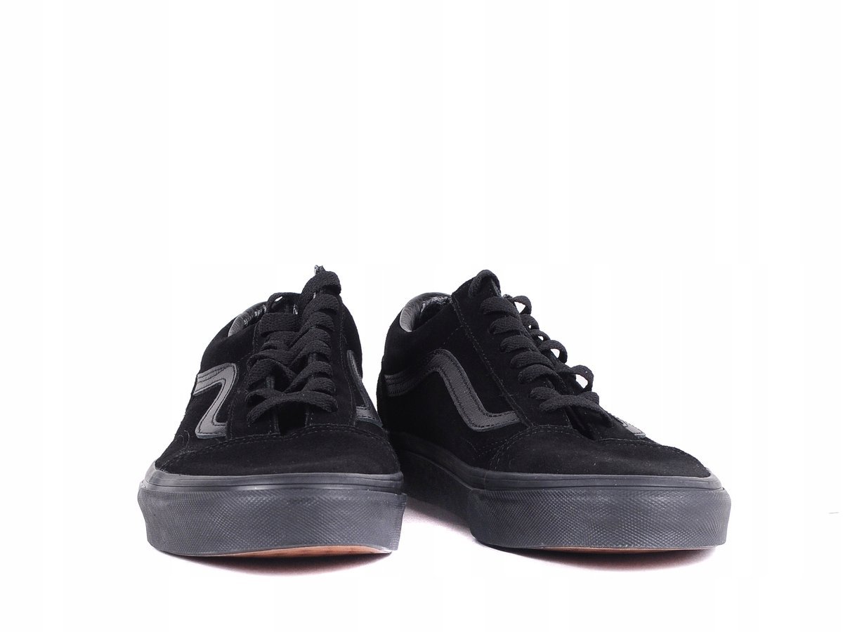 VANS CZARNE DAMSKIE TRAMPKI Z ZAMSZOWĄ CHOLEWKĄ 37 U_A