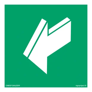 AA011 CIĄGNĄĆ ABY OTWORZYĆ, PS - PŁYTA PCV 1MM FOTOLUMINESCENCYJNA; (100X100MM) - Systemy ekspozycyjne i znaki informacyjne - miniaturka - grafika 1