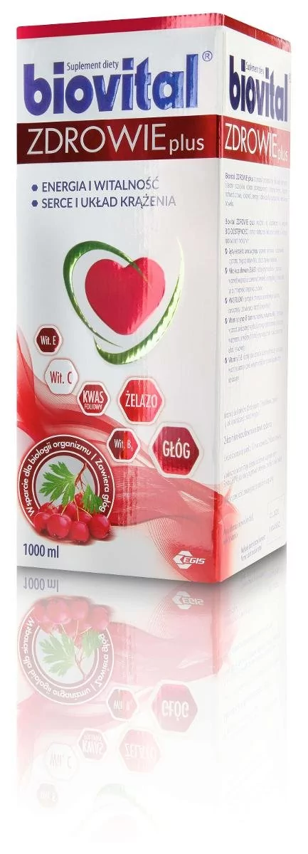 EGIS PHARMACEUTICALS PLC Biovital zdrowie plus płyn 1000 ml