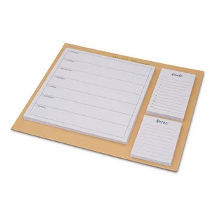 Planner na biurko Shu, beżowy - Planery - miniaturka - grafika 1