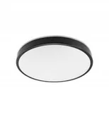 Lampy sufitowe - Lampa Sufitowa Natynkowa 19W 4000K IP44 z Czujnikiem Ruchu Zoe LX Czarna - miniaturka - grafika 1