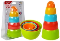 Zabawki interaktywne dla dzieci - DLA DZIECI PIRAMIDKA KUBECZKI UKŁADANKA ZRĘCZNOŚCIOWA - miniaturka - grafika 1