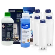 Akcesoria i części do ekspresów do kawy - Zestaw Delonghi Aqualogis AL-S002 5szt, Odkamieniacz EcoDecalk 500ml, Latteo 250ml - miniaturka - grafika 1