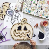 Zabawki sensoryczne - Wysypywanka sensoryczna Dynia halloween - miniaturka - grafika 1