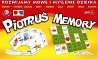 Gry karciane - KOMLOGO Rozwijamy Mowę I Myślenie Dziecka Zestaw 1 Piotruś Memory - miniaturka - grafika 1