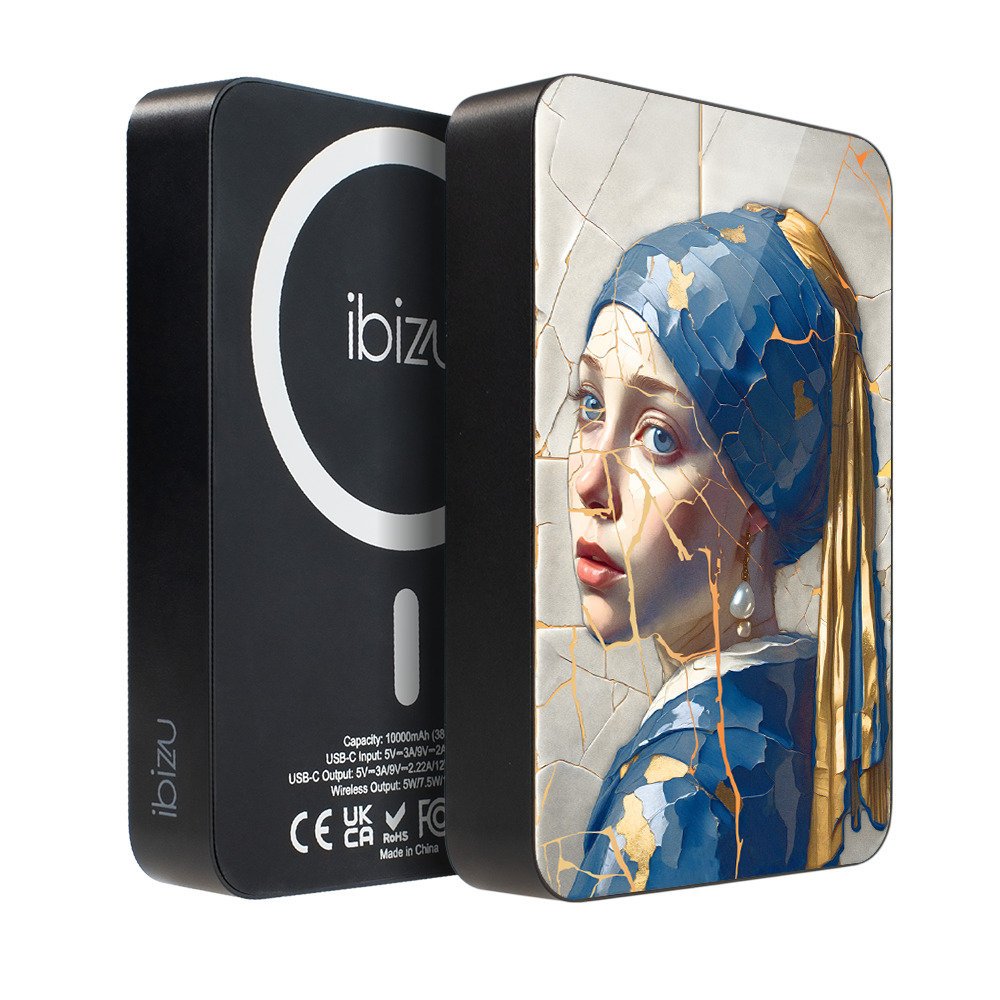 IBIZU MagPower 10 000 mAh kobieta z perłą