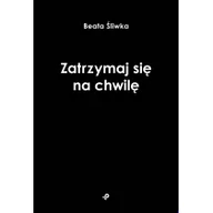 Poezja - Śliwka Beata Zatrzymaj się na chwilę - mamy na stanie, wyślemy natychmiast - miniaturka - grafika 1