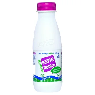 Robico Kefir bez laktozy z bakteriami probiotycznymi L. r... - Kefiry, jogurty, maślanki - miniaturka - grafika 1