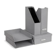 Akcesoria na biurko - Kartonowe organizery na dokumenty zestaw 5 szt. Holger – Bigso Box of Sweden - miniaturka - grafika 1