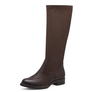Tamaris Damskie Comfort Long Boot Flat 8-85502-43 modne kozaki, chestnut, 44 EU Weit - Kozaki damskie - miniaturka - grafika 1