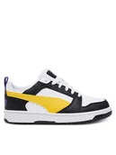 Buty dla chłopców - Puma Sneakersy Rebound V6 Lo Jr 393833 23 Biały - miniaturka - grafika 1
