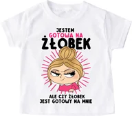 Koszulki dla dziewczynek - koszulka dla dziewczynki do żłobka blondynka - miniaturka - grafika 1