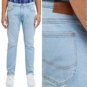 Spodnie męskie - Lee LUKE SLIM TAPERED Blue Sky Light RURKI JASNY DżINS W30 L34 - miniaturka - grafika 1