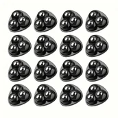 Inne - TEMU 16 sztuk wytrzymałych, cichych kółek obrotowych, 360-stopniowe obrotowe koła przemysłowe z metalu uniwersalnego z polerowaną powierzchnią, - miniaturka - grafika 1