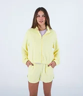 Bluzy damskie - Hurley Damska bluza z pełnym zamkiem błyskawicznym - Oceancare Towel - miniaturka - grafika 1