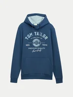 Bluzy męskie - Tom Tailor Bluza 1043292 Niebieski Regular Fit - miniaturka - grafika 1
