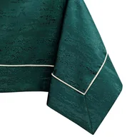 Obrusy i serwetki - Obrus Vesta Butelkowa zieleń Tłoczony Nowoczesny 140x220 AmeliaHome - TCLOTH/AH/VESTA/BRD/PPG/BOTTLEGREEN/140X220 - miniaturka - grafika 1