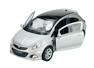 WELLY OPEL CORSA OPC SREBRNY 1:34 42363 - Samochody i pojazdy dla dzieci - miniaturka - grafika 1