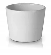 Donice - CERAMICZNA OSŁONKA DONICZKA 12CM BIAŁA - miniaturka - grafika 1