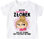 Koszulki dla dziewczynek - koszulka dla dziewczynki do żłobka blondynka - miniaturka - grafika 1