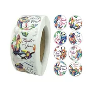 Scrapbooking - Naklejki Ozdobne Okrągłe Thank You Mix 500 Szt. - miniaturka - grafika 1