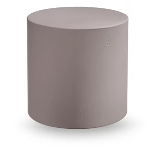 Pufa Cylinder beżowa - Lyxo Design - Pufy i podnóżki - miniaturka - grafika 1