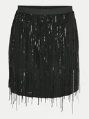 Spódnice - Noisy May Spódnica mini Starlet 27032596 Czarny Regular Fit - miniaturka - grafika 1