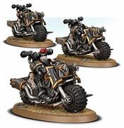 Akcesoria do gier planszowych - Games Workshop Chaos Space Marines Bikers (43-08) 99120102091 - miniaturka - grafika 1