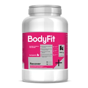 BodyFit 1960 g/70 porcji, truskawka - Odżywki białkowe - miniaturka - grafika 1