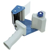 Akcesoria do pakowania - Donau Dyspenser do taśm pakowych 3, szaro-niebieski 7885001PL-99 - miniaturka - grafika 1