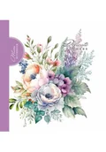 Pedagogika i dydaktyka - Notatnik ozdobny 100x100/48K kratka Bukiet fiolet - miniaturka - grafika 1
