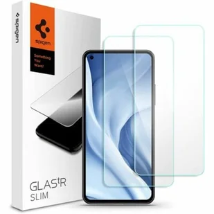 Spigen Szkło hartowane Spigen GLAS.tR Slim Xiaomi Mi 11 Lite LTE/5G [2 PACK] - Szkła hartowane na telefon - miniaturka - grafika 2