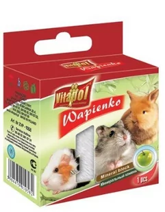 Vitapol Vitapol Wapno dla gryzoni i królika jabłkowe 40g - Przysmaki dla gryzoni - miniaturka - grafika 1