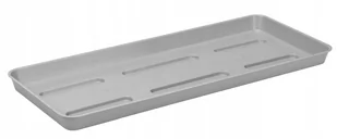 Podstawka pod doniczkę balkonową 13 x 35 cm, szara - Donice - miniaturka - grafika 1