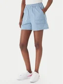 Spodenki damskie - Roxy Szorty jeansowe Stay Wavy ERJDS03345 Błękitny Regular Fit - miniaturka - grafika 1