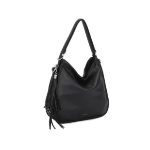 Stylowa Damska Torebka Shopper 2w1 Plecak LUIGISANTO Czarna - Torebki damskie Stylowa Damska Torebka Shopper 2w1 Plecak LUIGISANTO Czarna - Torebki damskie - miniaturka - grafika 1