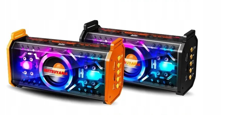 Głośnik Bluetooth EC-2310BT 10W, USB SD FM, Mocny Bas mały przenośny czarny